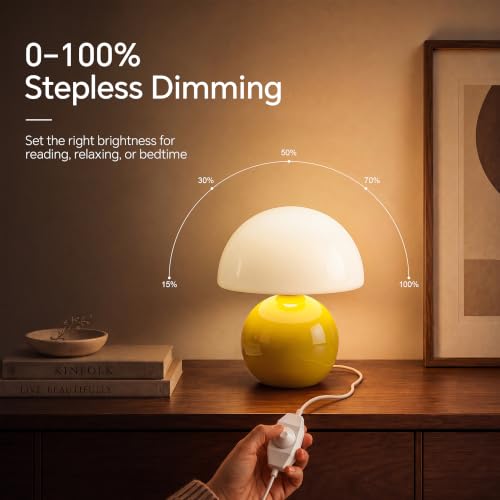 Mushroom Lamp Table Lamp for Bedroom