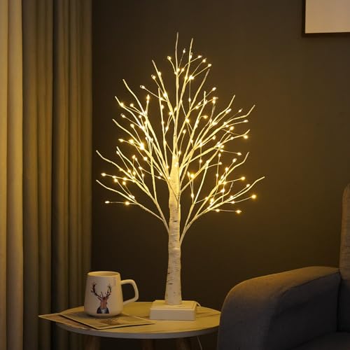 144 LED Birch Tree Lights with Remote Control