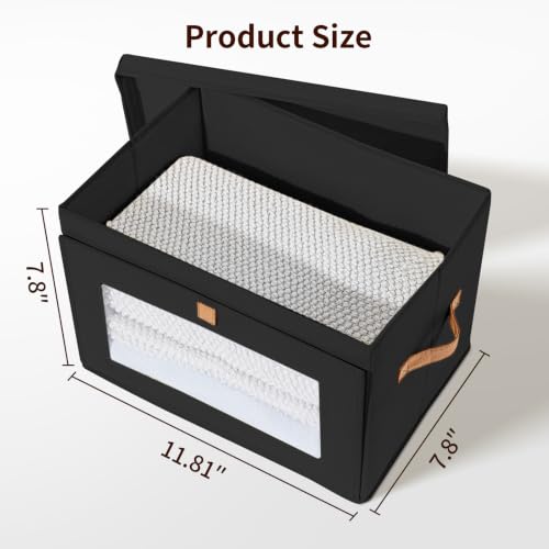 Storage Bins with Lids (6 Count)