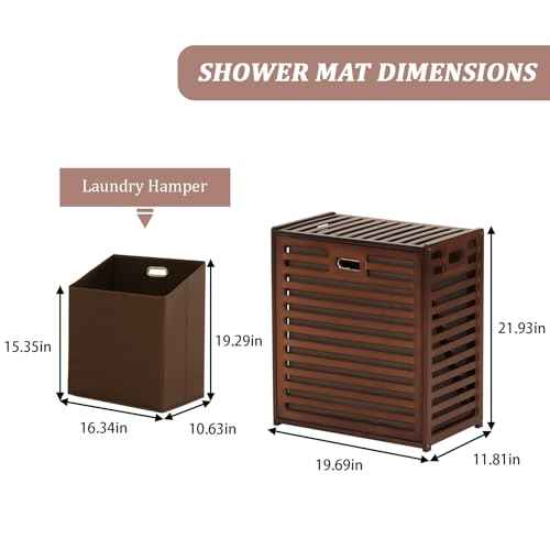 Tilt Out Laundry Hamper with Shelf