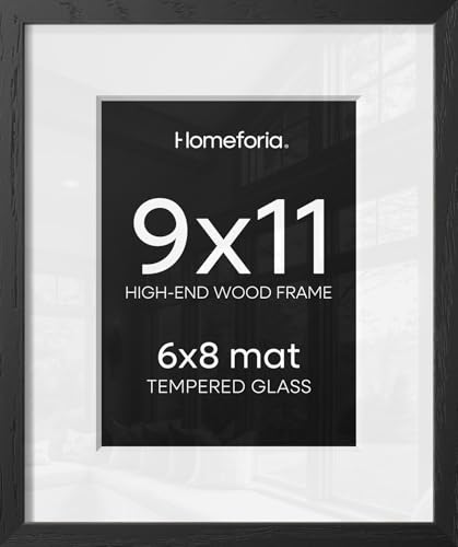 9x11 Black Oak Picture Frame