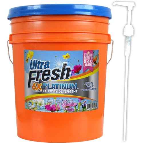 6X Platinum Detergent + Softener & Fresh Scent Sheets Bundle (640 Fl Oz)