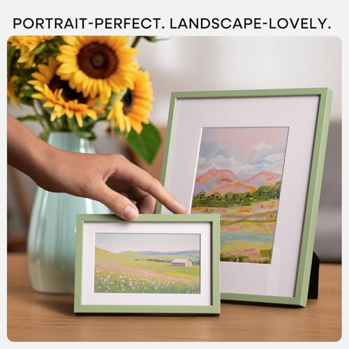 6x9 Green Picture Frame