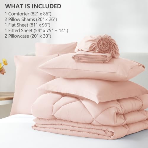Full Size Comforter Sets Blush Pink