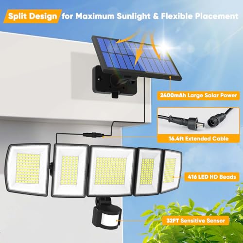 Solar Lights Outdoor Waterproof Motion Sensor (3 Count)