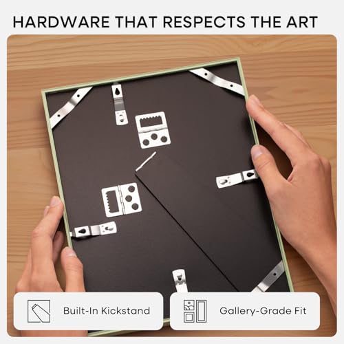 8.5x11 Green Picture Frame
