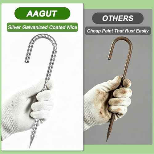Rebar Stakes 12 Inch J Hook (80 Count)