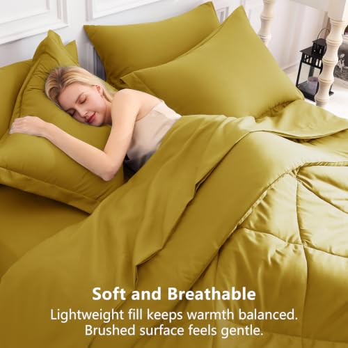 Full Size Comforter Sets Mustard Yellow