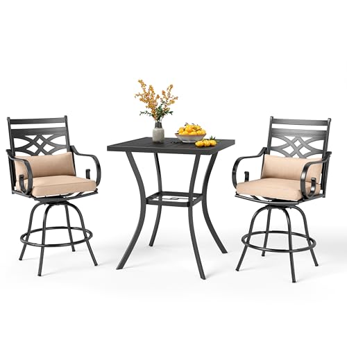 Patio Bar Set 3 PCS (3 Count)