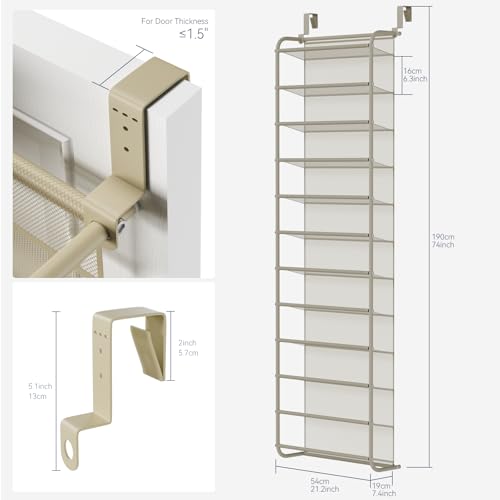 36 Pair Over The Door Shoe Organizer