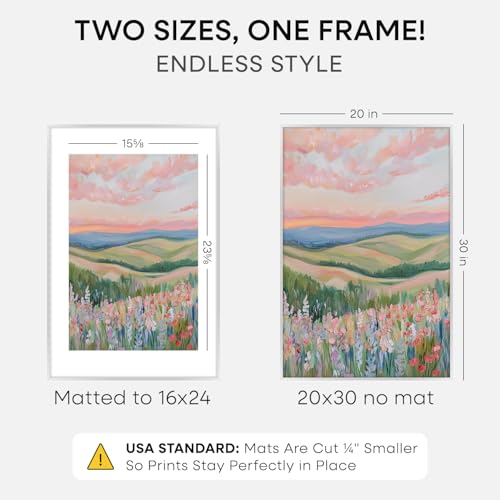 20x30 Silver Picture Frame (3 Count)