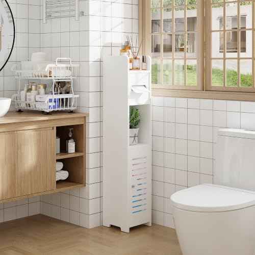 Narrow Bathroom Storage Cabinet