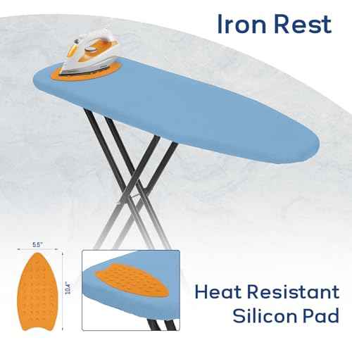 Compact Full Size Ironing Board 43x13 Blue