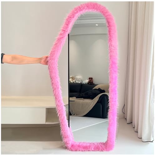 Fluffy Mirror Frame Cover for Arched & Full