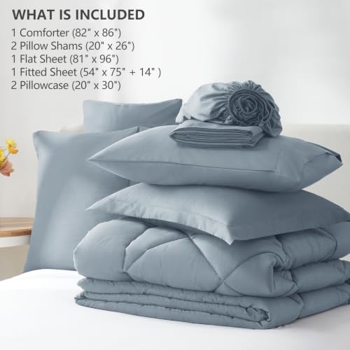 Full Size Comforter Sets Dusty Blue
