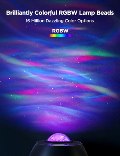 Star Light Projector with 3 Aurora Flowing Effects