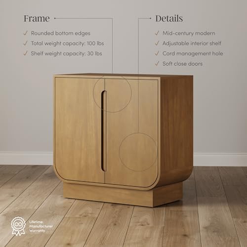 Joey Mid Century Modern Storage Cabinet (3 Count)