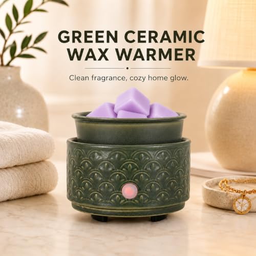 Green Ceramic Wax Melt Warmer 3