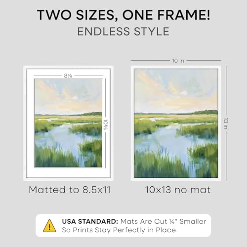 10x13 White Picture Frame (2 Count)