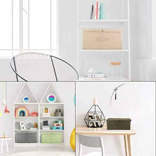 2 Pack Large Storage Boxes with Lids and Handles (2 Count)