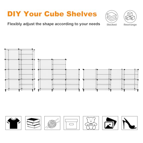 Closet Organizer 8 Cube Storage Shelves