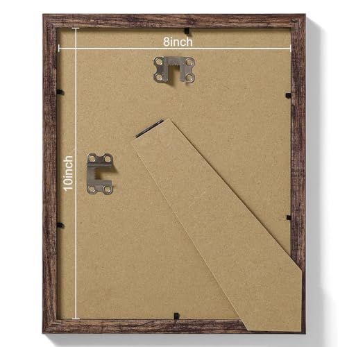 8x10 Picture Frames Set of 9 for Wall or Tabletop Display (9 Count)