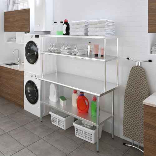 60 Inch Double Tier Overshelf