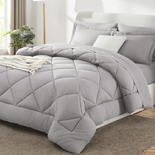 Full Size Comforter Sets French Grey