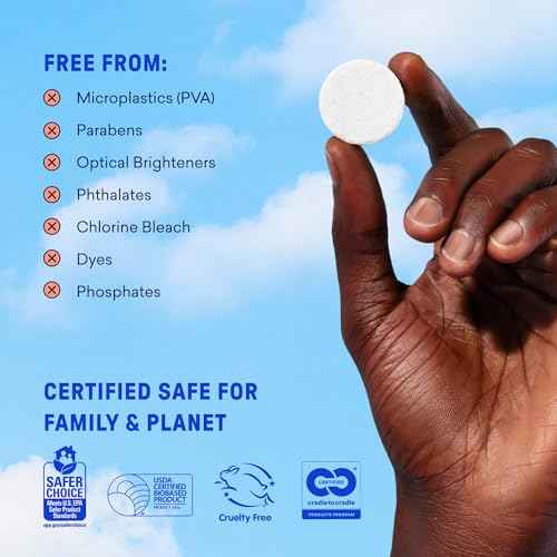100% Plastic Free Laundry Detergent Tablets (60 Count)