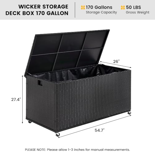 Sundale 170 Gallon Oudoor Deck Box