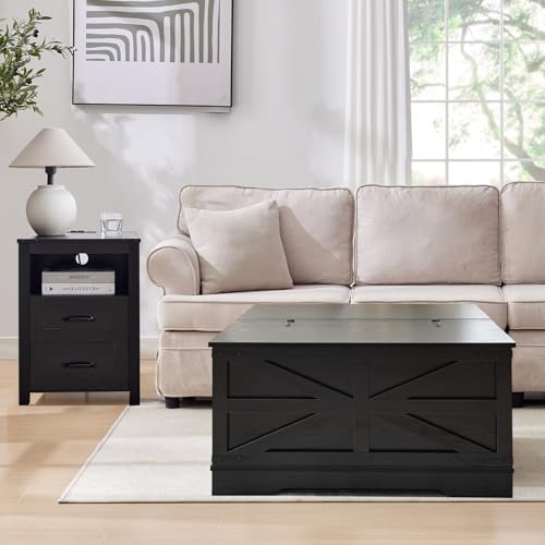 Farmhouse Coffee Table and End Table Sets of 3 (3 Count)