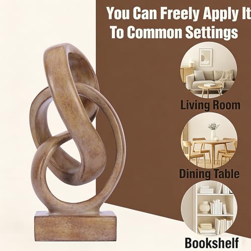 Modern Abstract Knot Sculpture
