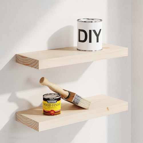 16 Inch DIY Floating Shelves (4 Count)