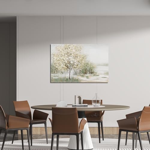 Canvas Wall Art Decor Large Wall Art Pictures for Living Room Canvas Art Wall Decor Landscape Natural Wall Art Decor Artwork for Walls Vintage Tree Wall Art Prints 32" X 48" for Bedroom Office Kitchen
