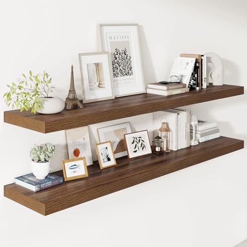 Deep Floating Shelves 55x12” Set of 2 (2 Count)