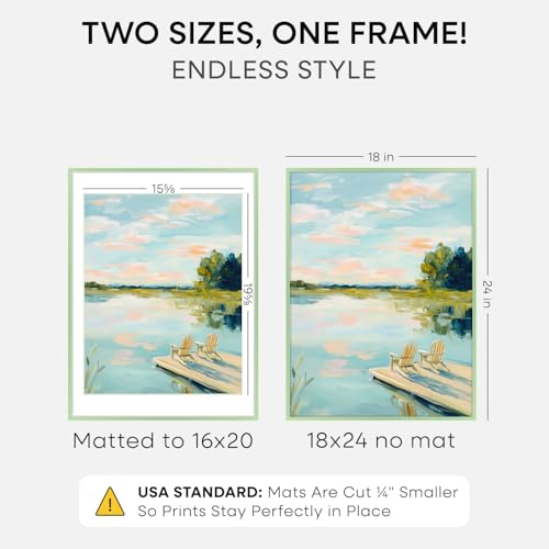 18x24 Green Poster Frame