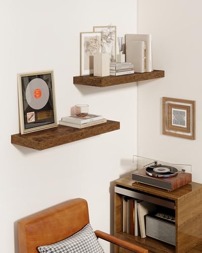 30" Floating Shelves for Wall (2 Count)