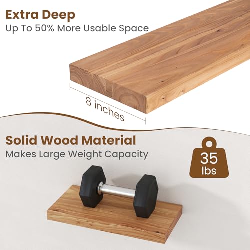 Floating Shelves for Wall (2 Count)