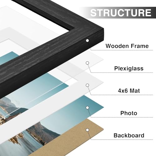 5x7 Picture Frames Set of 9 (9 Count)