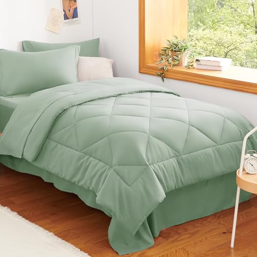 Twin XL Comforter Set Sage Green