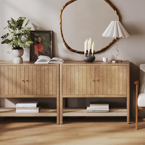 Meads Mid Century Modern Cabinet with Doors