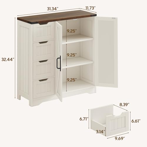 Farmhouse Bathroom Cabinet