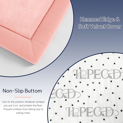 Baby Play Mat for Floor Nursery Rug Muscle Mat Area Rug Playroom Rug 59"x71" Playpen Mat Elastic Foam 1.3" Thick Crawling Mat for Babies