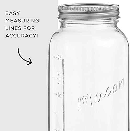 32 Oz Mason Jars With Lids (6 Count)