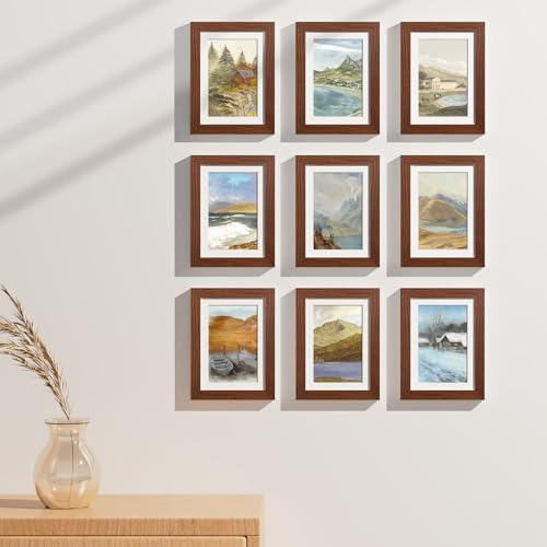 5x7 Picture Frames Set of 9 (9 Count)