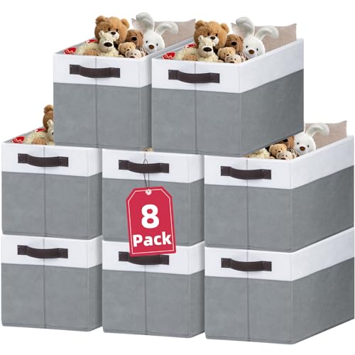 8 Pack Closet Organizers and Storage Bins (8 Count)