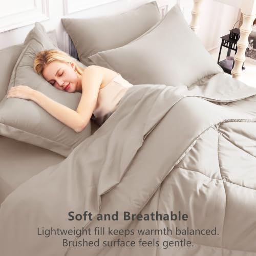 King Size Comforter Set Linen
