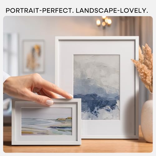 A4 White Picture Frame (2 Count)