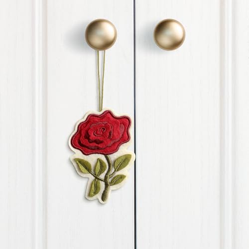 Everlasting Rose Romantic Felt Keepsake Birthday & Everyday Card