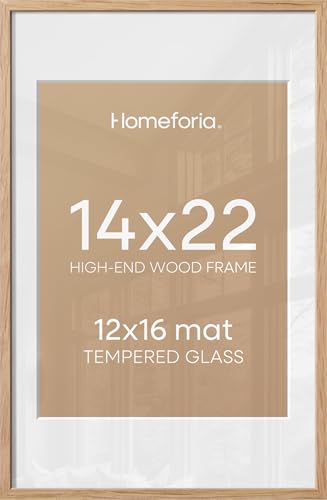 14x22 Natural Oak Picture Frame